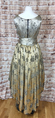 Distressed Silk Top And Skirt