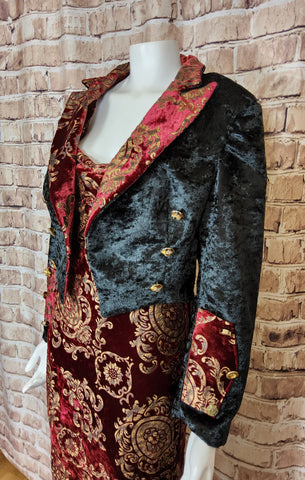 Prince Charlie Jacket and Backless Dress