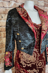 Prince Charlie Jacket and Backless Dress