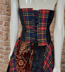Jacket,Skirt, And Corsetted Top